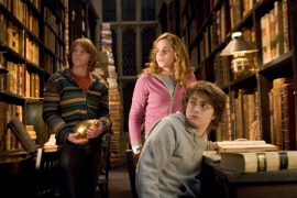 Rupert Grint, Emma Watson, and Daniel Radcliffe in Harry Potter & the Goblet of Fire